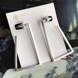 Kendra Scott Easton silver hoop earrings